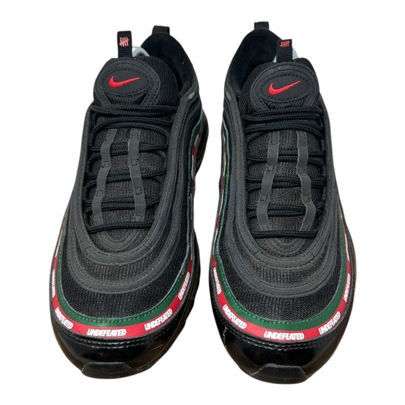 NIKE AIR MAX 97 OG UNDFTD Black Red Green Men's Size 9.5 AJ1986 001 Undefeated - Picture 13 of 16